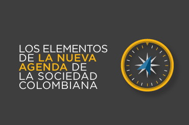 Los elementos de la nueva agenda de la sociedad Colombiana 